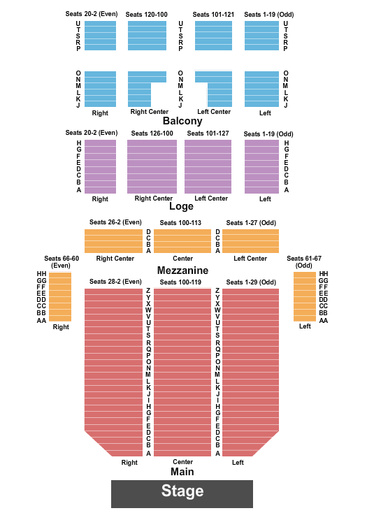 Fisher Theatre Maybe Happy Ending Seating Chart
